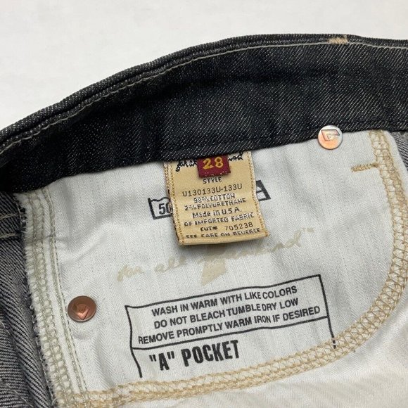 COPY - 7 For All Mankind Black Washed Flare Jeans 7FAM Mid Rise Women's Size 28 - Picture 8 of 15